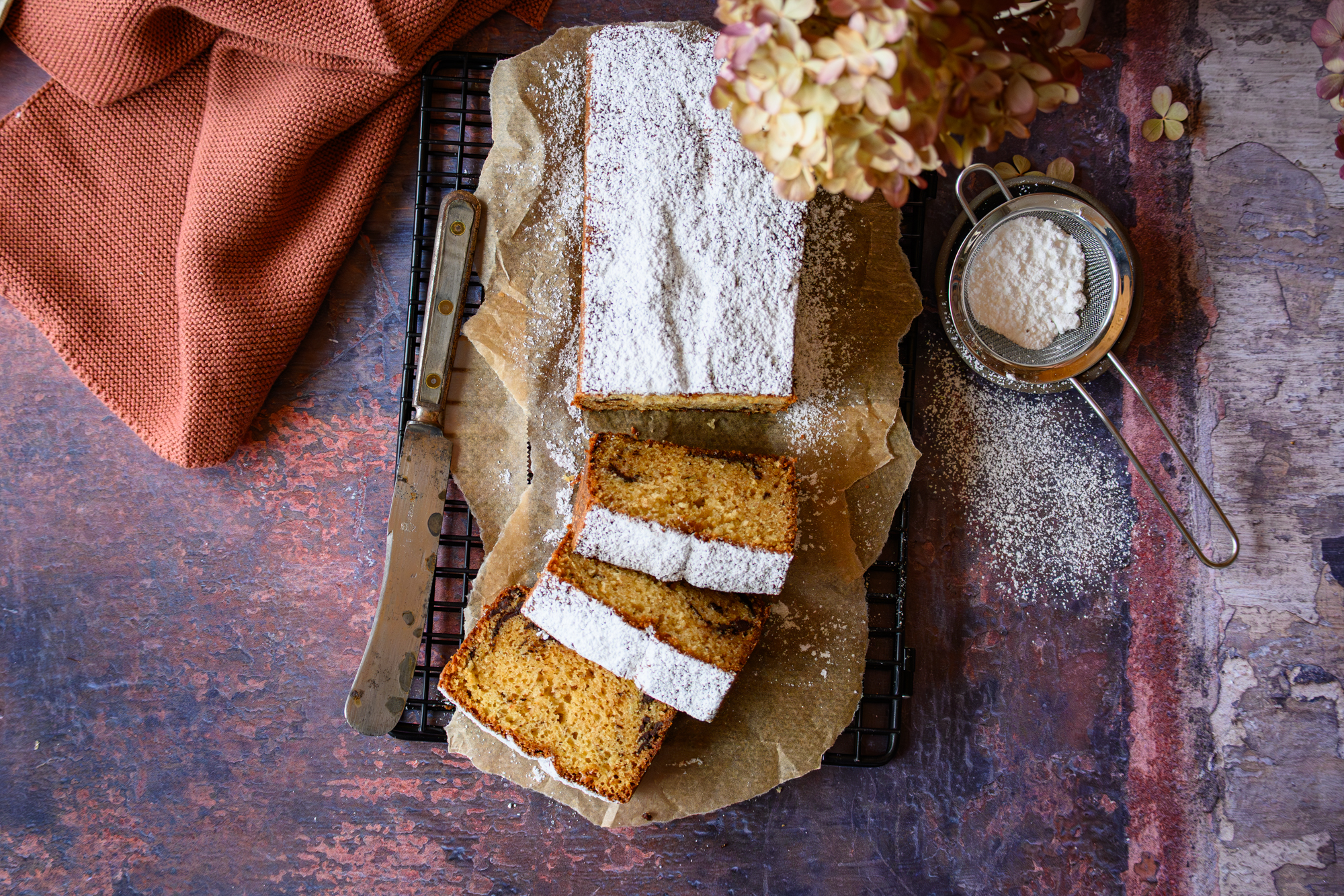Buttermilchkuchen mit Schokostückchen, laktosefrei