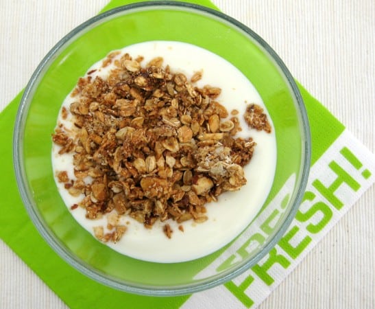 Crunchy Granola mit Nüssen, laktosefrei
