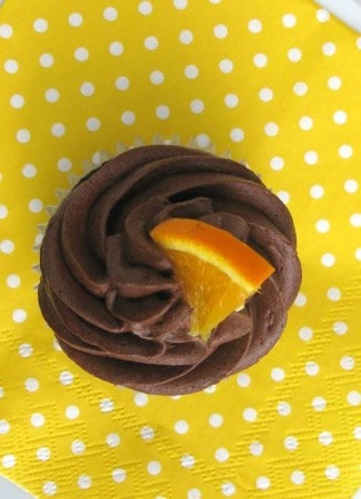 Schoko Orangen Cupcake 3