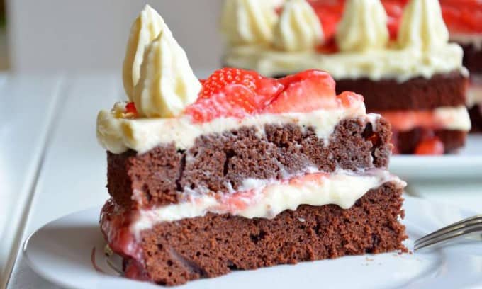 Mascarpone Erdbeertörtchen 3