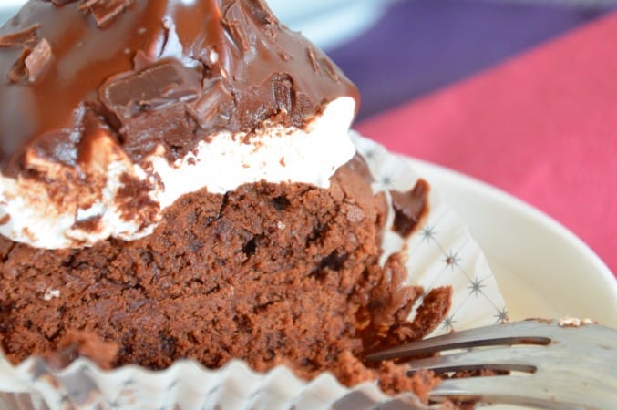 Brownie Marshmallow Cupcake10