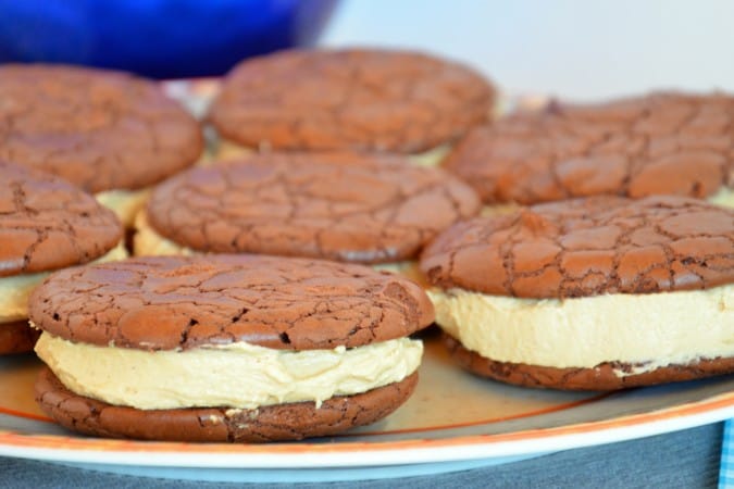 Brownie Cookies Erdnusscreme 5