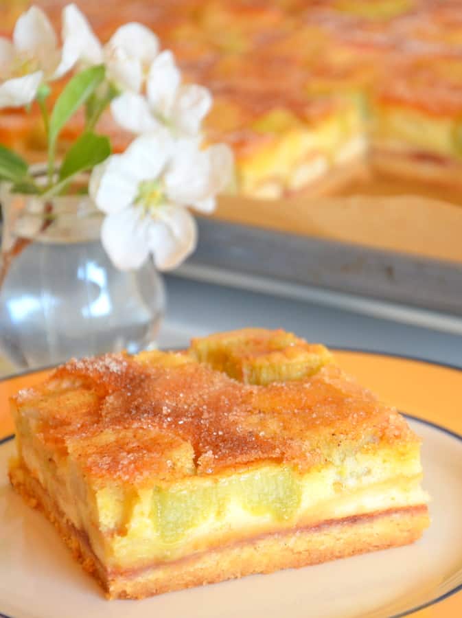 Sächsische Rhabarberschnitte