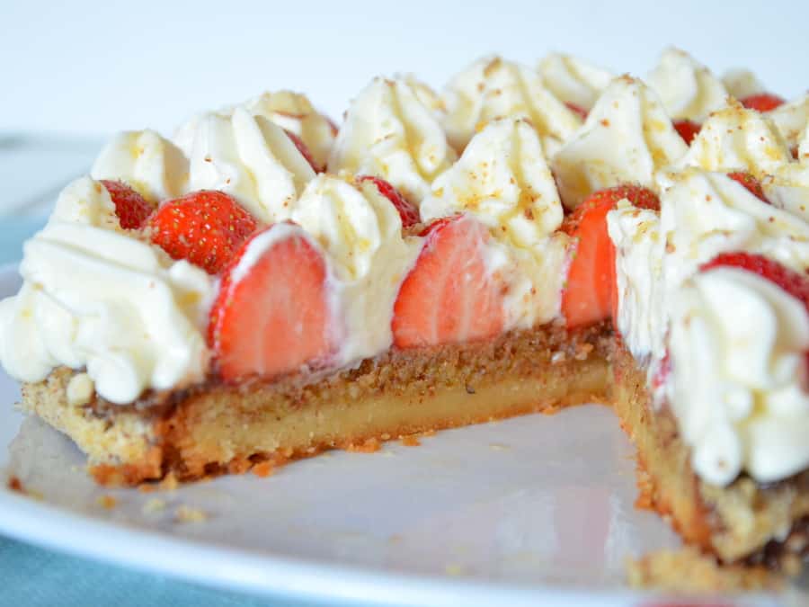 Erdbeer-Mandel-Torte