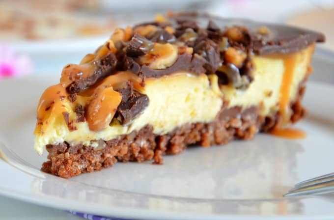 Schokolade-Erdnuss-Cheesecake