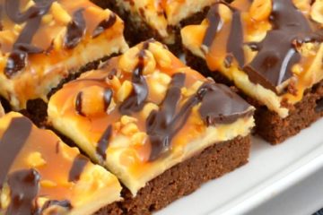 Erdnuss-Karamell-Brownies