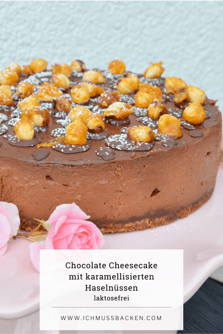 Chocolate Cheesecake mit karamellisierten Haselnüssen