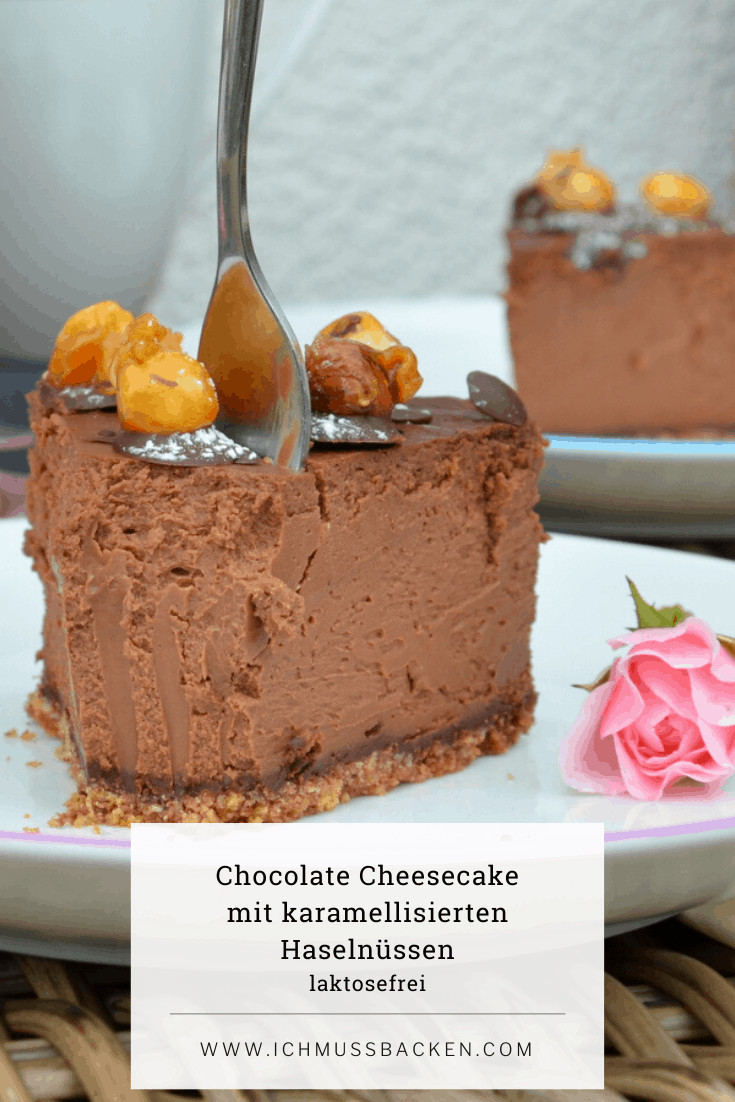 Chocolate Cheesecake mit karamellisierten Haselnüssen