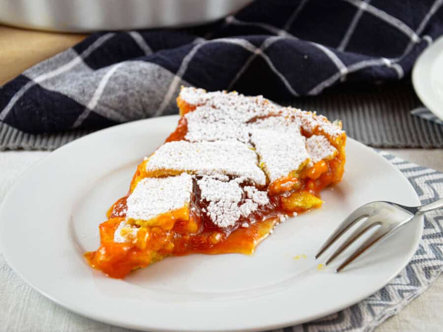 Italienische Crostata mit Marillen, laktosefrei: Italien-Feeling für daheim
