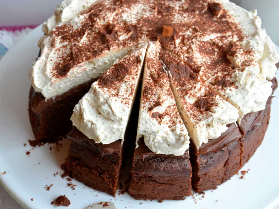 Schokoladenkuchen mit Mascarponecreme