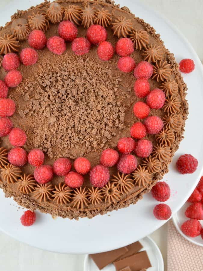 Milchschokoladencreme-Torte
