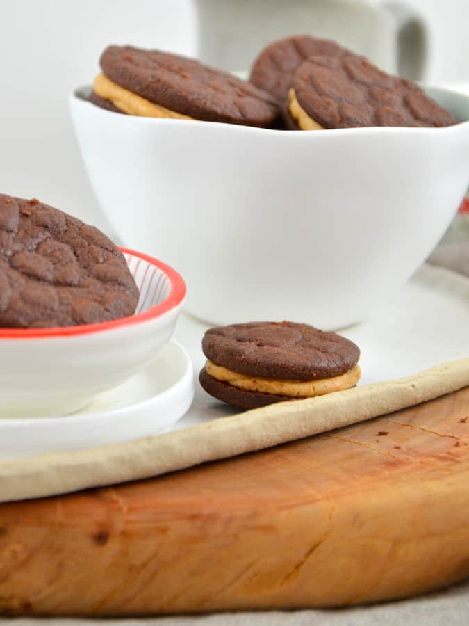 Oreo Cookies mit Peanutbutterfüllung
