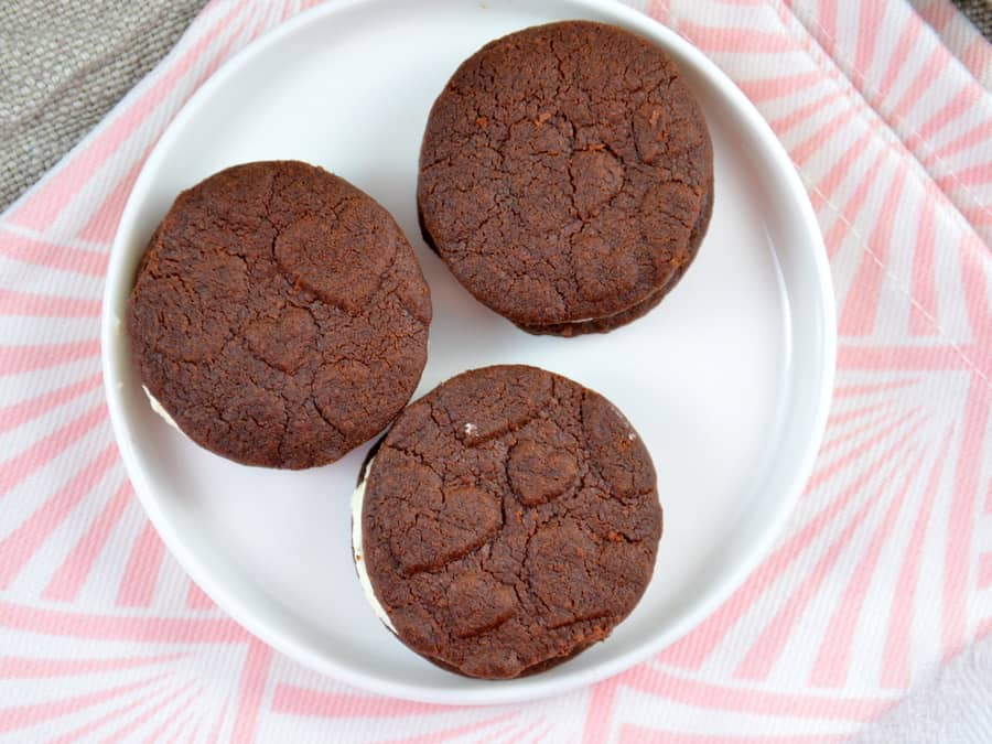 Oreo Cookies mit Vanillefüllung