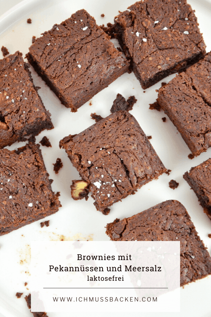 Brownies mit Pekannüssen und Meersalz