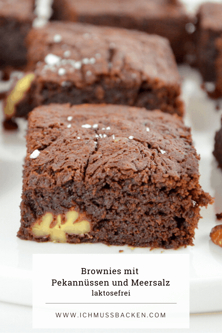 Brownies mit Pekannüssen und Meersalz