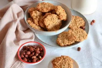 Haferflocken-Haselnuss-Cookies