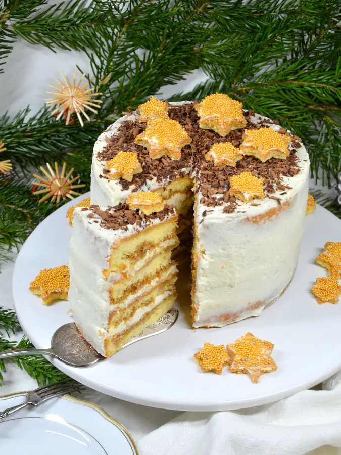 Weihnachtliche Tiramisu-Torte