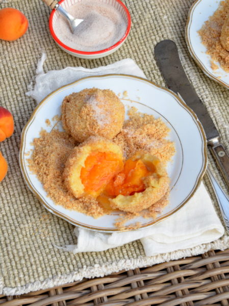 Marillenknödel aus Brandteig, laktosefrei - Ich muss backen