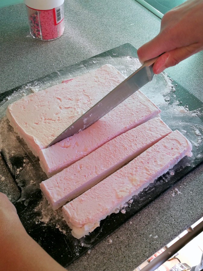 Erdbeer-Vanille-Marshmallows, Zubereitung