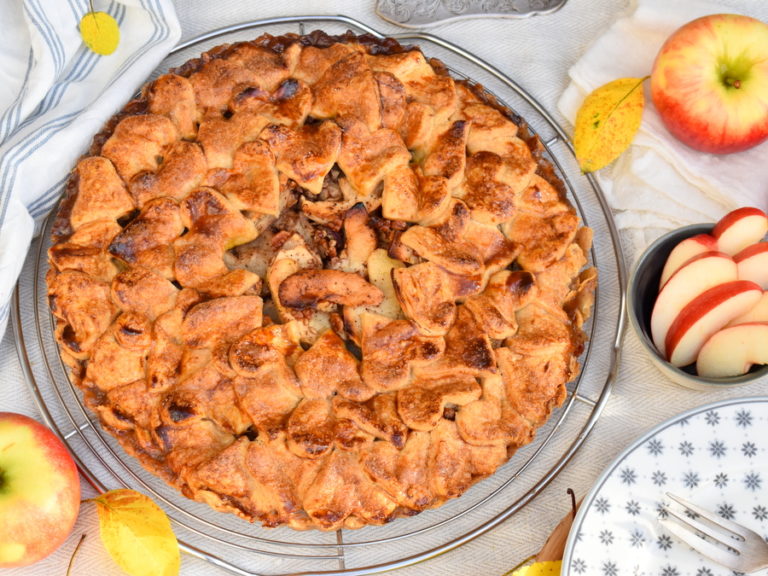 Köstlicher Apple Pie nach amerikanischem Rezept, laktosefrei - Ich muss ...