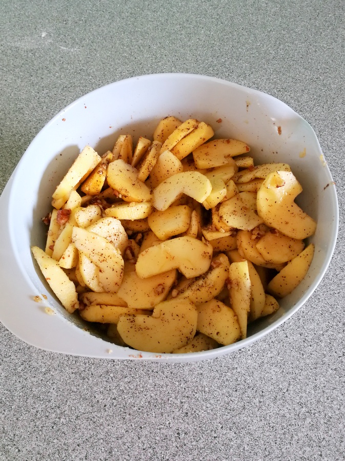 Apple Pie, Zubereitung: Äpfelfüllung