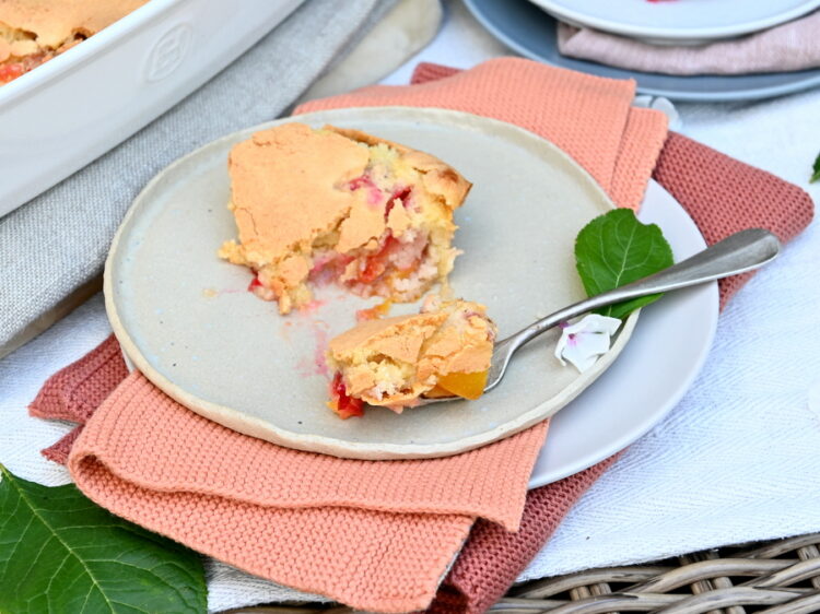 Cobbler mit Pfirsichen, Nektarinen und Ringlotten, laktosefrei - Ich ...